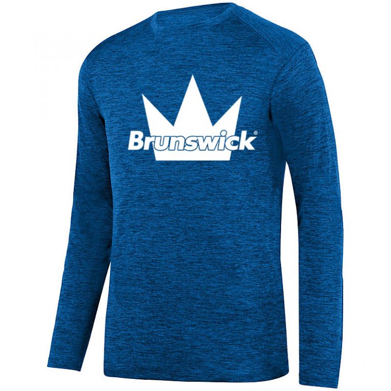 Team Brunswick Men’s Asteroid Pullover Red Graphite Bowling Shirt Brunswick Bowling Gear