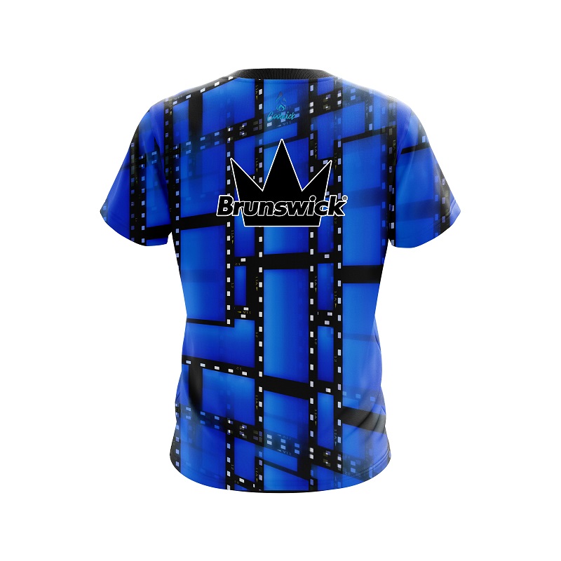 Custom Blue Flame Life In Fast Lane Bowling Jersey Zip American Bowler Team  Gift